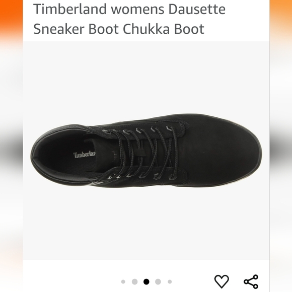 Timberland Black Womens Sneaker Boot Size 7.5 - Picture 3 of 13